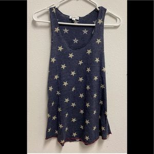 Jordann Women's Patriotic Stars Tank Top 
Size XL